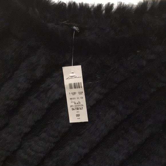 Poncho,size-S/XS, Rabbit Fur - Picture 3 of 7